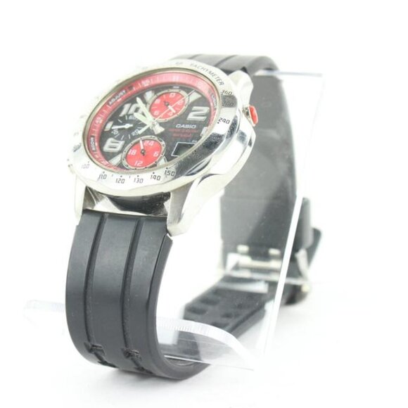Casio Men\'s Black x Red WVQ-550 Edifice Waveceptor main image 8
